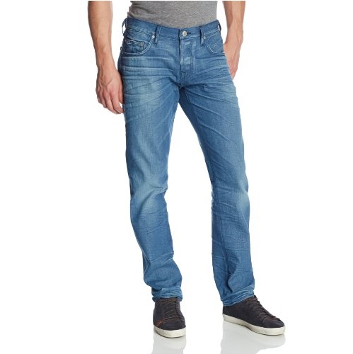 True Religion Men's Geno Slim Straight-Fit Light-Shade Jean In Blue Caps, only  $75.07, free shipping
