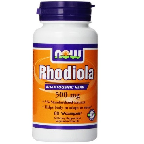 NOW Foods Rhodiola Rhodiola Rosea, 60 Capsules / 500mg, only $7.59, free shipping