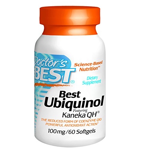 Doctor's Best Ubiquinol with Kaneka QH, Non-GMO, Gluten Free, Soy Free, Heart Health, 100 mg, 60 Softgels,only$17.81, free shipping