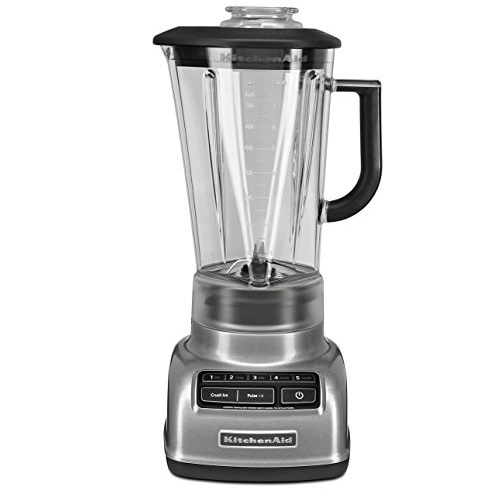 KitchenAid KSB1575CU 5-Speed Diamond Blender with 60-Ounce BPA-Free Pitcher, Contour Silver, ONLY $69.99, free shipping