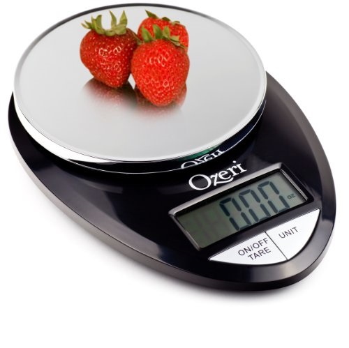 Ozeri Pro Digital Kitchen Food Scale, 1g to 12 lbs Capacity, in Stylish Black， only $7.01