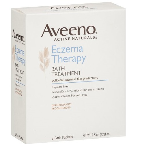 Aveeno Eczema Therapy Bath Treatment, 3 Count (Pack of 2), only  $7.39, free shipping