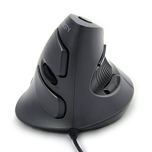 Etekcity® Scroll Endurance Wired Ergonomic Vertical USB Mouse with Removable Palm Rest, only $10.99 