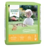 Seventh Generation Free and Clear Baby Diapers, Size 5, 115 Count $36.84 FREE Shipping