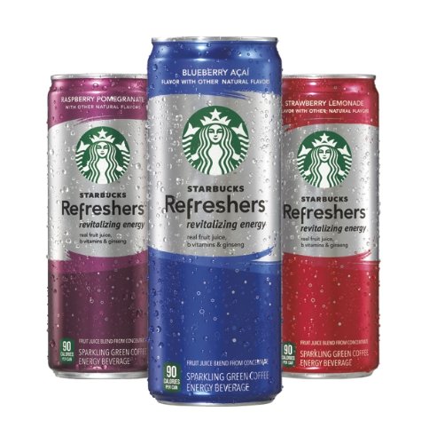Amazon-only $12.57 Starbucks Refreshers Variety Pack, 12 Ounce Slim Cans, 12 Pack