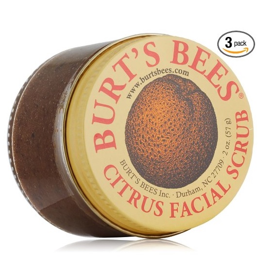 Burt's Bees Citrus Facial Scrub, 2 Ounce (Pack of 3), only $23.97