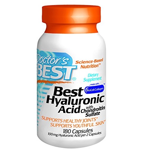 Doctor's Best Hyaluronic Acid with Chondroitin Sulfate, Featuring BioCell Collagen, Non-GMO, Gluten Free, Soy Free, Joint Support, only $18.23 , free shipping