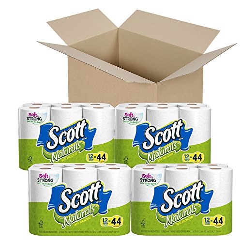 Scott Naturals Toilet Paper, 12 Mega Rolls (Pack of 4),only $33.14, free shipping