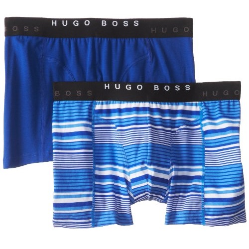 HUGO BOSS 雨果博斯 男士弹力平角内裤，2条装，原价$42.00，现仅售$15.07