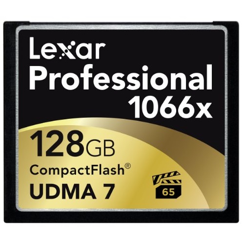 史低价！Lexar 雷克沙 128GB  1066x 专业级别CompactFlash /CF闪存卡，现仅售$109.95，免运费