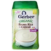 Gerber Baby Cereal, Organic Brown Rice, 8 Ounce (Pack of 6) $9.63 FREE Shipping