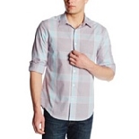 Perry Ellis Men's Long Sleeve Ombre Check Shirt $11.99 FREE Shipping on orders over $49