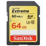 SanDisk 64GB Extreme U3/UHS-I SDXC with up to 60MB/s Read; 40MB/s Write (SDSDXN-064G-G46) [Newest Version] $29.93 