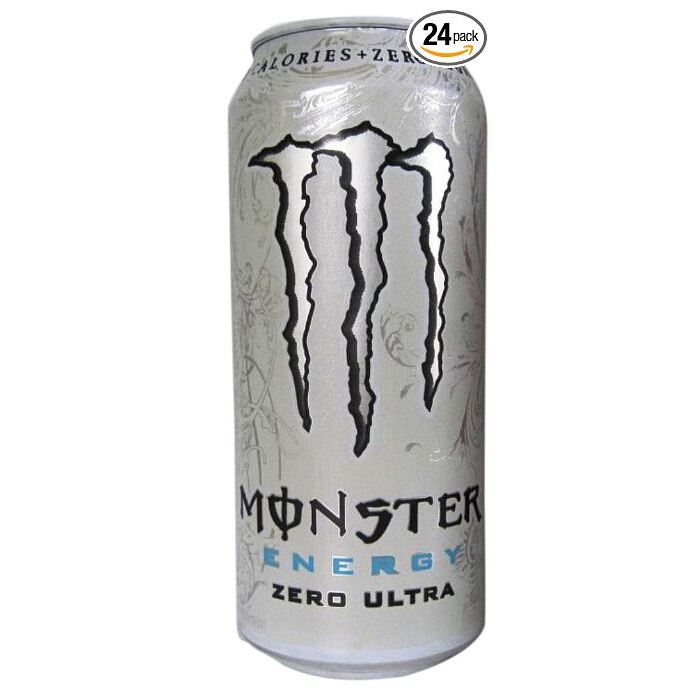 能量飲料Monster囤起來！16 Ounce，24罐裝只要$25.64，免運費