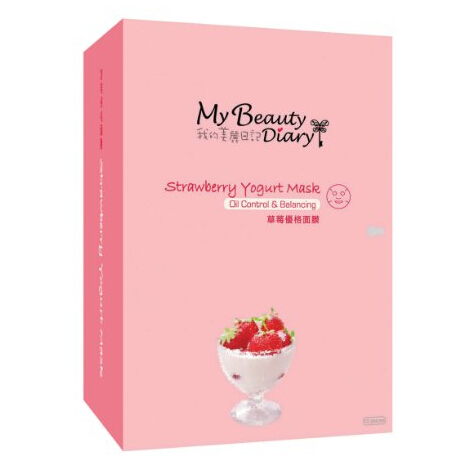 Amazon-Only $13.20 My Beauty Diary Strawberry Yogurt Mask, 10 Count
