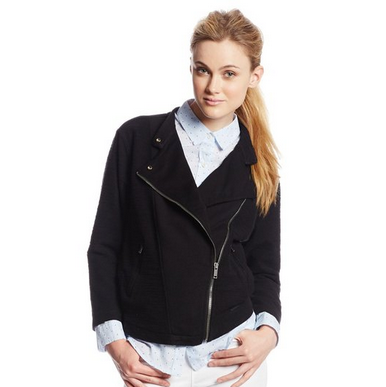 Calvin Klein Jeans Women's Textured Crop Moto Jacket  	$38.40(70%off)