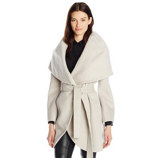 T Tahari Women's Marla Wool Wrap Coat  $119.99(60%off)