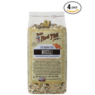 Bob's Red Mill Old Country Style Muesli, 40-Ounce Bags (Pack of 4)  $20.86