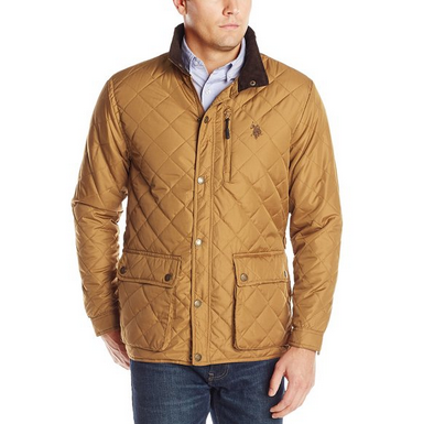 U.S. Polo Assn. Men's Diamond Quilted Jacket  $31.99