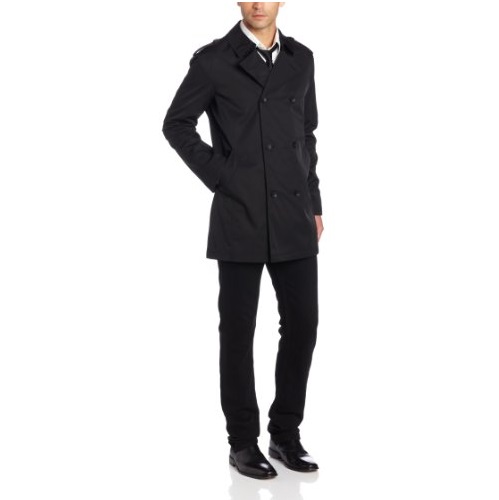 Kenneth Cole Men's Double Breasted Pea Jacket, only $60.26, free shipping  