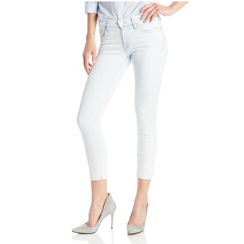 True Religion Women's Halle Mid Rise Denim Crop 26 Inch In Soul Eyes, only $59.40, free shipping