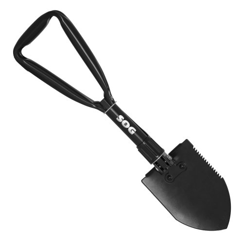 SOG Entrenching Tool F08-N - Folding Shovel, High Carbon Steel Handle, Nylon Carry Case, Powder Coat Finish, only$6.35