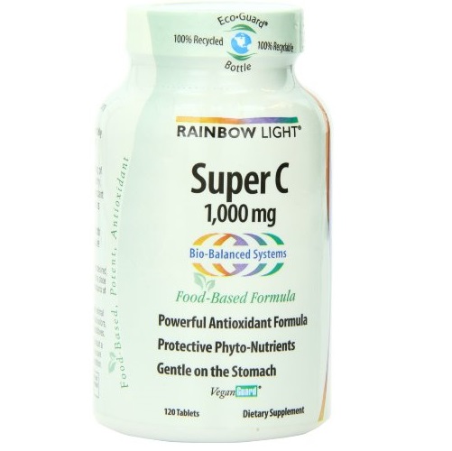 Rainbow Light Super C, 1,000 mg, Tablets, 120 tablets, only $11.30, free shipping after using Subscribe and Save service