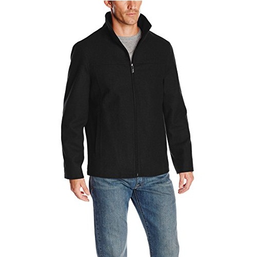 Perry Ellis Men's Melton Wool Jacket, only $71.99, free shipping after using coupon code