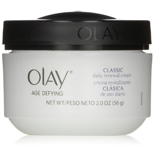 Olay Age Defying Classic Daily Renewal Cream Facial Moisturizer 2 Oz (Pack of 2), only $8.62, free shipping after clipping coupon and using Subscribe and Save service