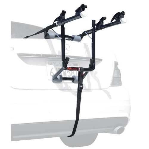 Allen Sports Deluxe 2-Bike Trunk Mount Rack, Model 102DB, Black/ Silver, 23 x 15 x 4 inches, only $39.93