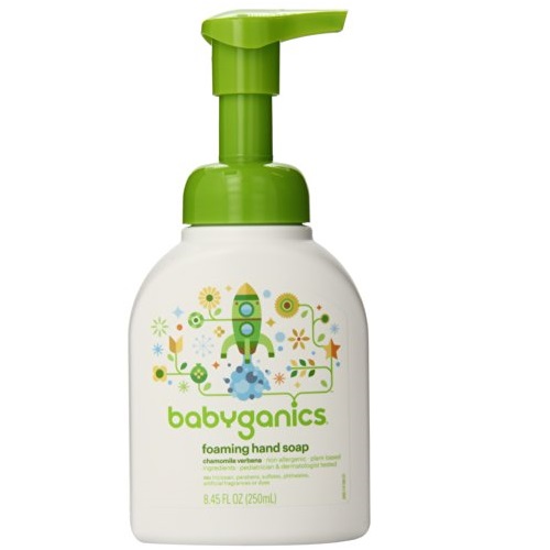 Babyganics Foaming Hand Soap 8.45oz Chamomile Verbena (Pack of 3), only $7.94, free shipping