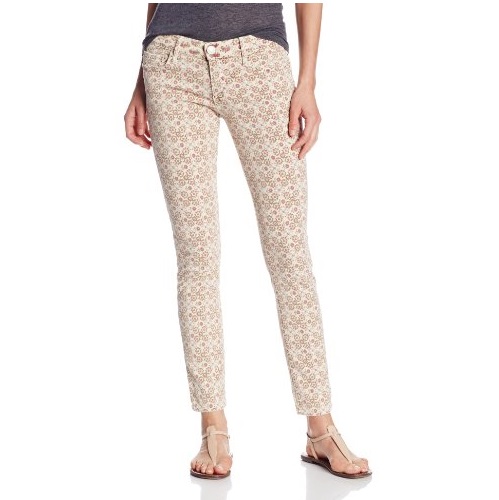 True Religion Women's Victoria Mid Rise Skinny 30 Inch Jean In Bohemian Floral, only $59.40, free shipping