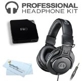 Audio-Technica铁三角ATH-M40x专业监听耳机（2014新款）及FiiO E6耳放套装$99 免运费