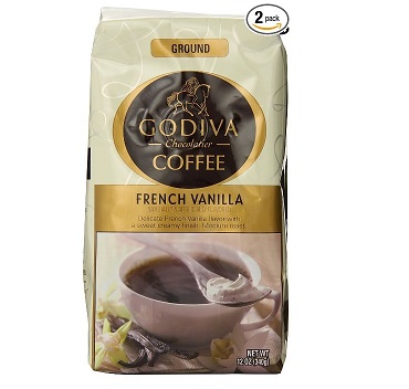 Godiva Coffee, French Vanilla, 12-Ounce (Pack of 2), only $18.35, free shipping after using Subscribe and Save service