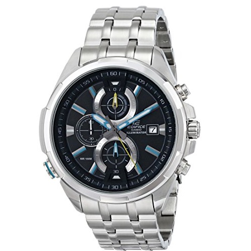 Casio Men's EFR-536D-1A2VCF Neon Illuminator Analog Display Quartz Silver Watch, only $99.95, free shipping