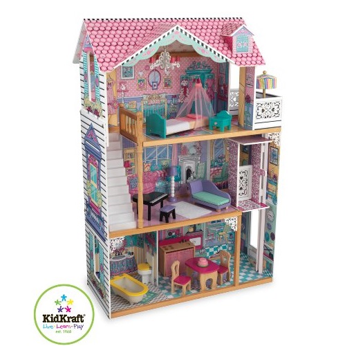 史低价！KidKraft Annabelle的玩具屋，带家具，原价$199.99，现仅售$83.99 ，免运费