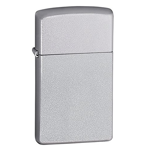 Zippo Slim Brushed Chrome Windproof Lighter - 1605, only $8.84 