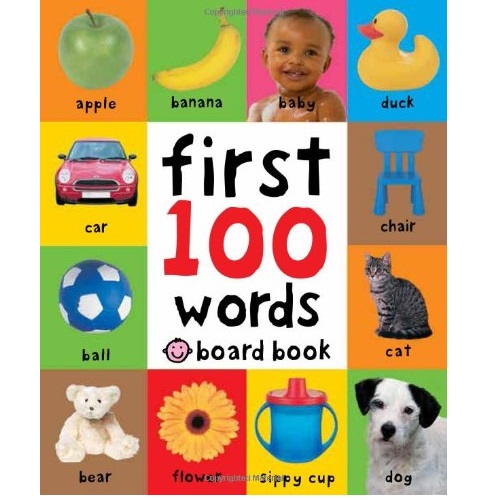 热销的幼儿启蒙读物：《First 100 Words》硬板书，现仅售 $4.78
