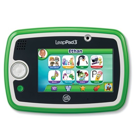 金盒特价！LeapFrog LeapPad3 儿童学习娱乐平板电脑，原价$99.99，现仅售$49.99，免运费。两色同价！