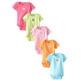Gerber Baby-Girls 5 Pack Solid Onesies Brand $9.34 FREE Shipping on orders over $49