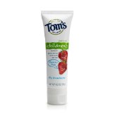Tom's of Maine儿童天然草莓味防蛀牙膏4.2盎司，6支 点coupon后$14.53 