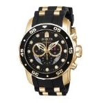 Invicta Men's 6981 Pro Diver Collection Chronograph Black Dial Black Dress Watch $87.20 FREE Shipping