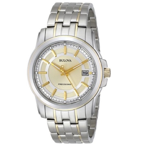 Bulova Men's 98B156 Precisionist Champagne dial Watch, only $119.73, free shipping
