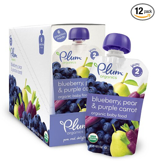 Plum Organics 有机宝宝辅食促销,现点击coupon后仅售$9.73,免运费！