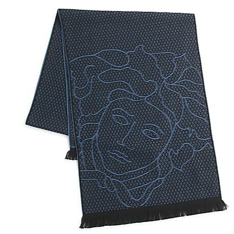Saks Fifth Avenue OFF 5TH-only $90.99 Versace Medusa Logo Wool Scarf 