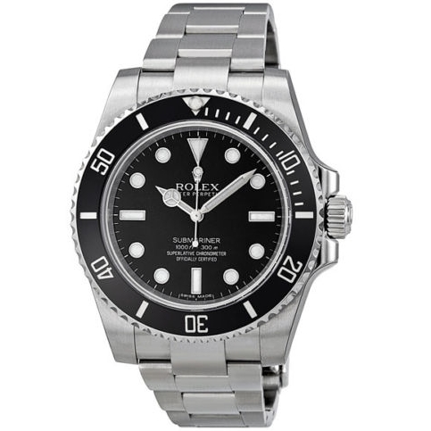 Rolex Submariner Black Dial Stainless Steel Automatic Mens Watch 114060, only $5,999.99, free shipping