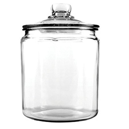 Anchor Hocking Heritage Hill Glass Cookie/Candy Jar, 1/2-Gallon, only $5.99