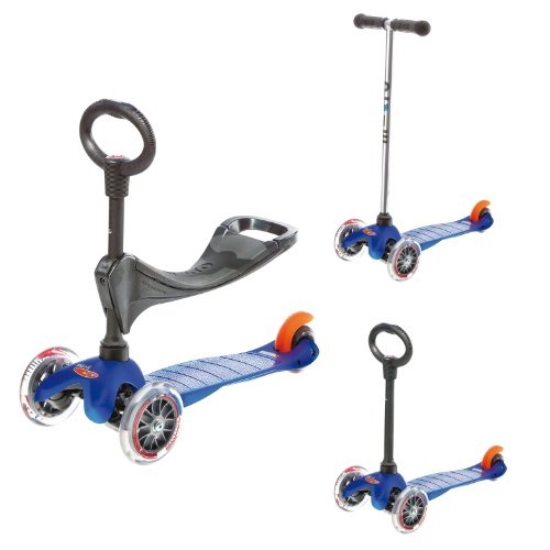 Micro Mini 3-in-1 Kick Scooter, Blue,only $91.99, free shipping