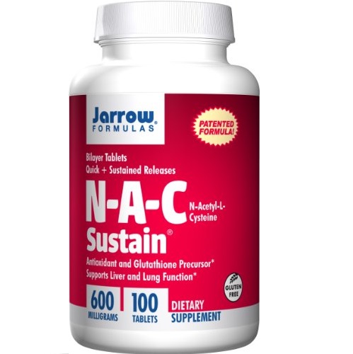 Jarrow Formulas Nac Sustain 600mg, 100 Tablets, only  $12.74, free shipping adter using Subscribe and Save service