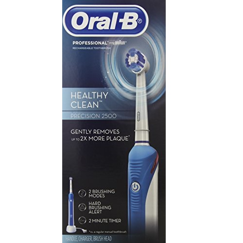 史低价！Oral-B 欧乐B  Precision 2500可充电专业清洁电动牙刷，原价$74.88，现点击coupon后仅售$52.99，免运费